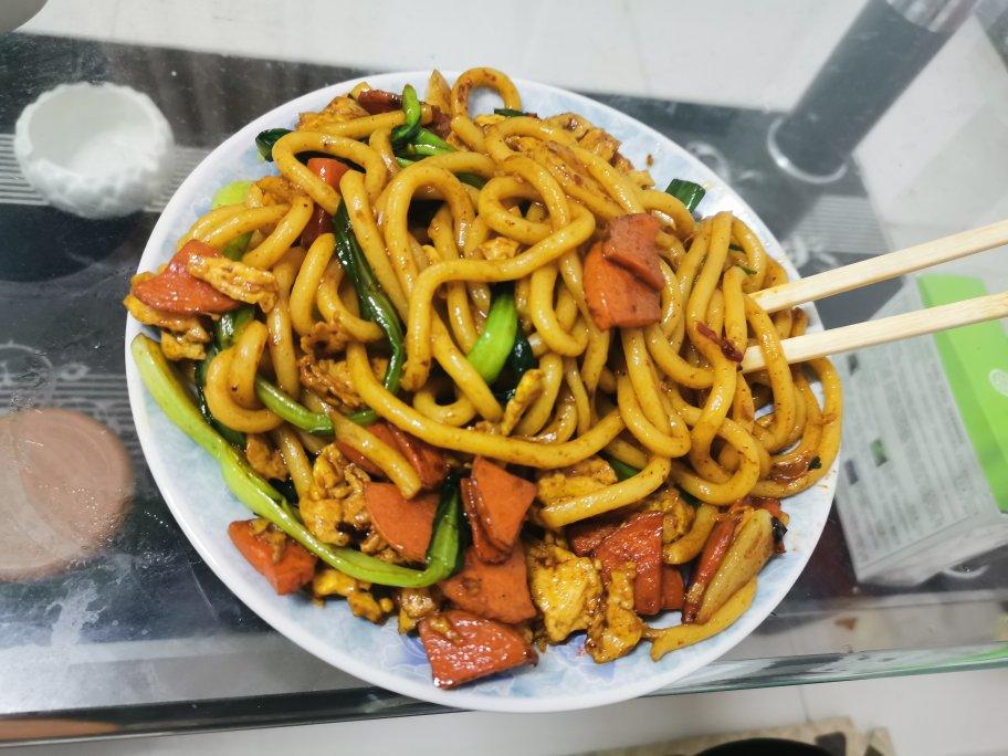 绝啊！炒乌冬面