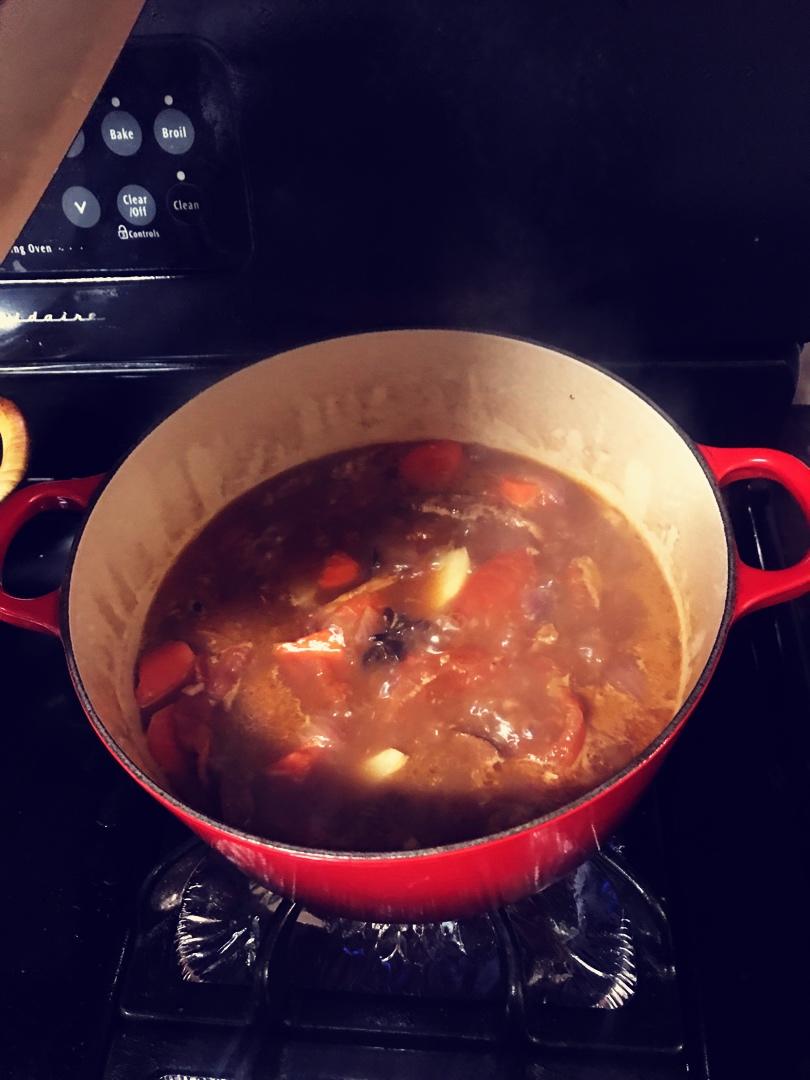 番茄土豆炖牛腩