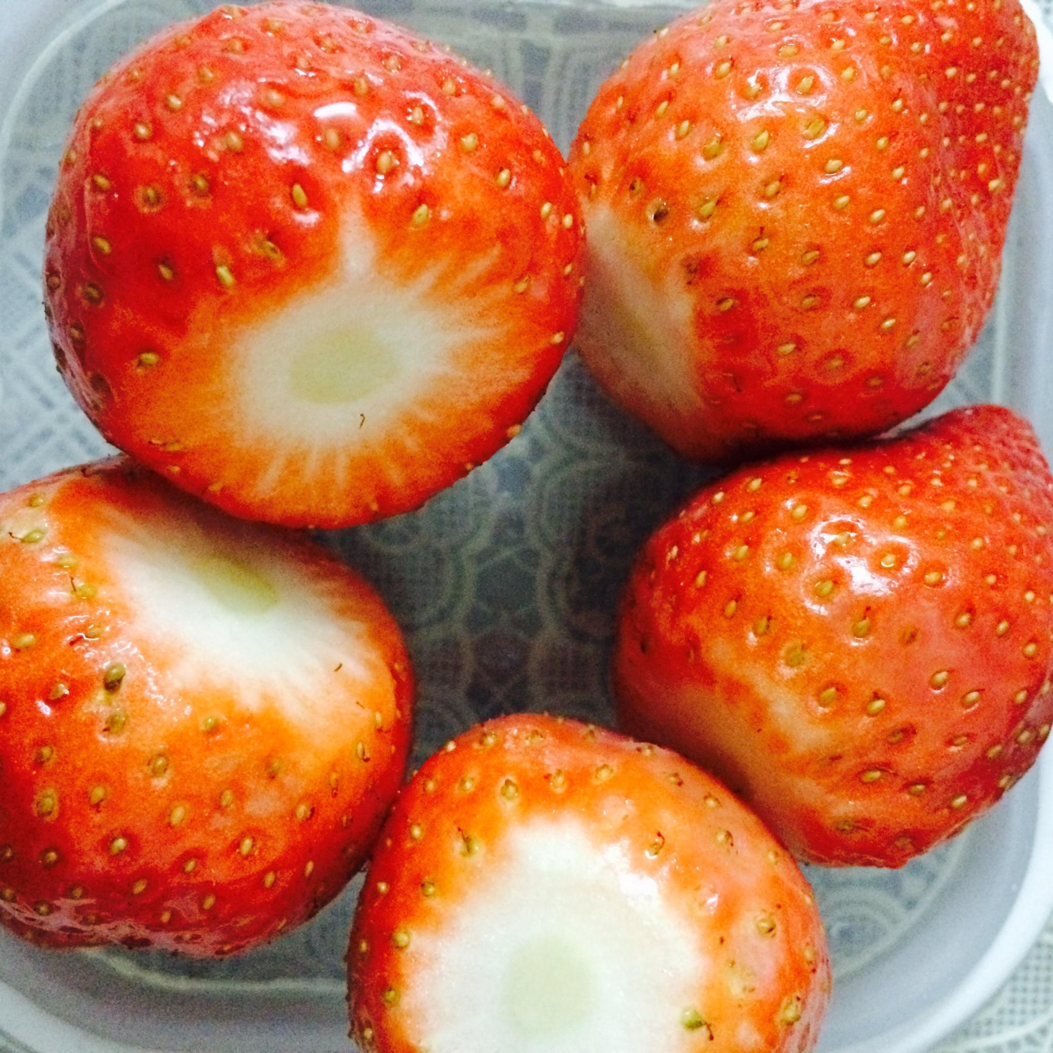草莓奶冻盆栽🍓的做法 步骤3