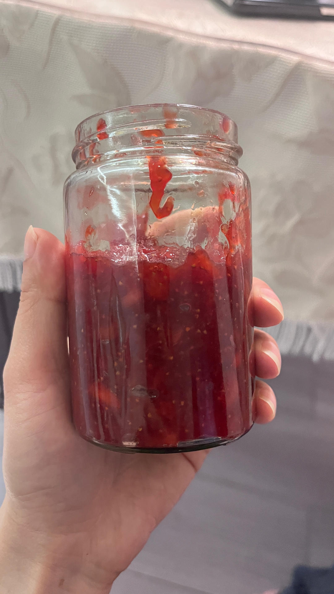 自制草莓酱（孩子爱吃的不得了）