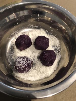 紫山药椰蓉麻薯的做法 步骤15