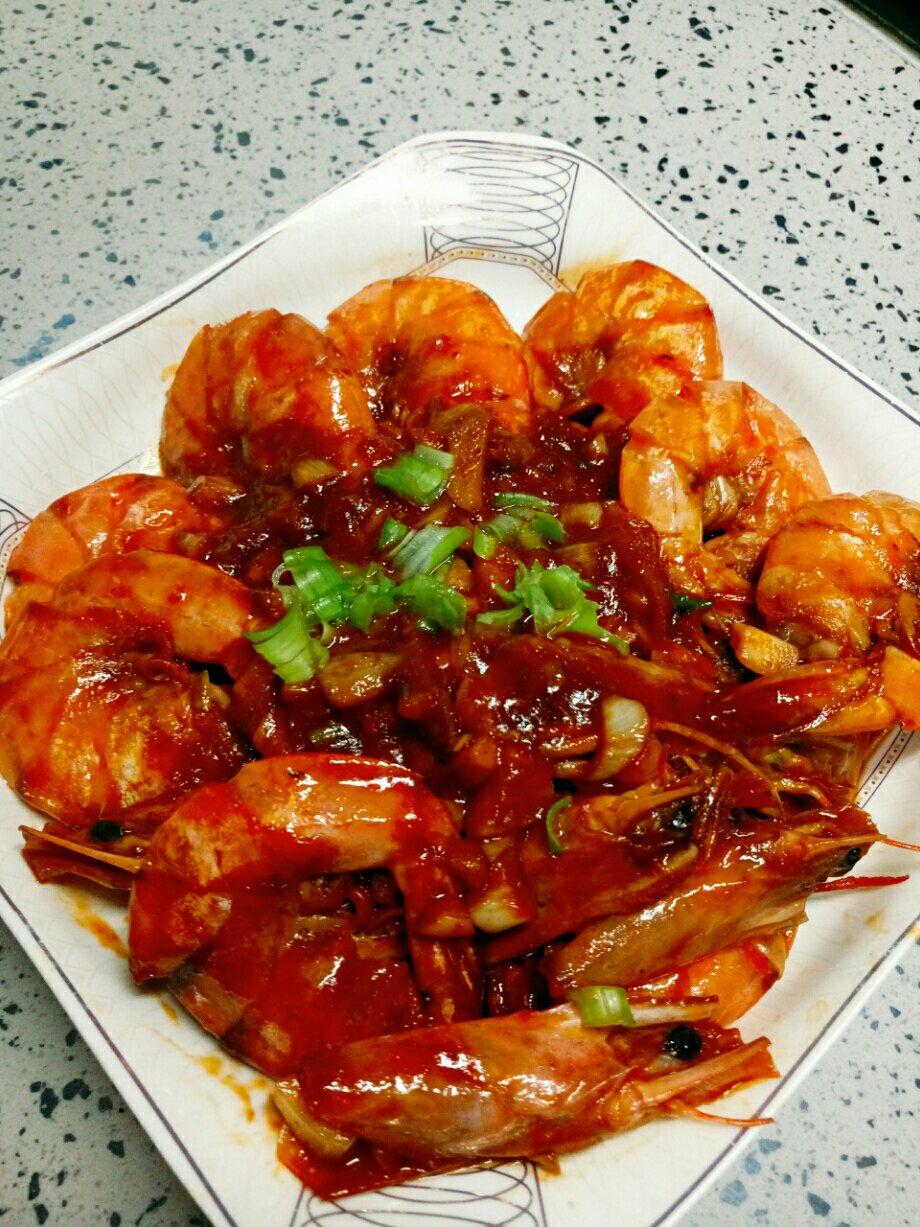 茄汁大虾