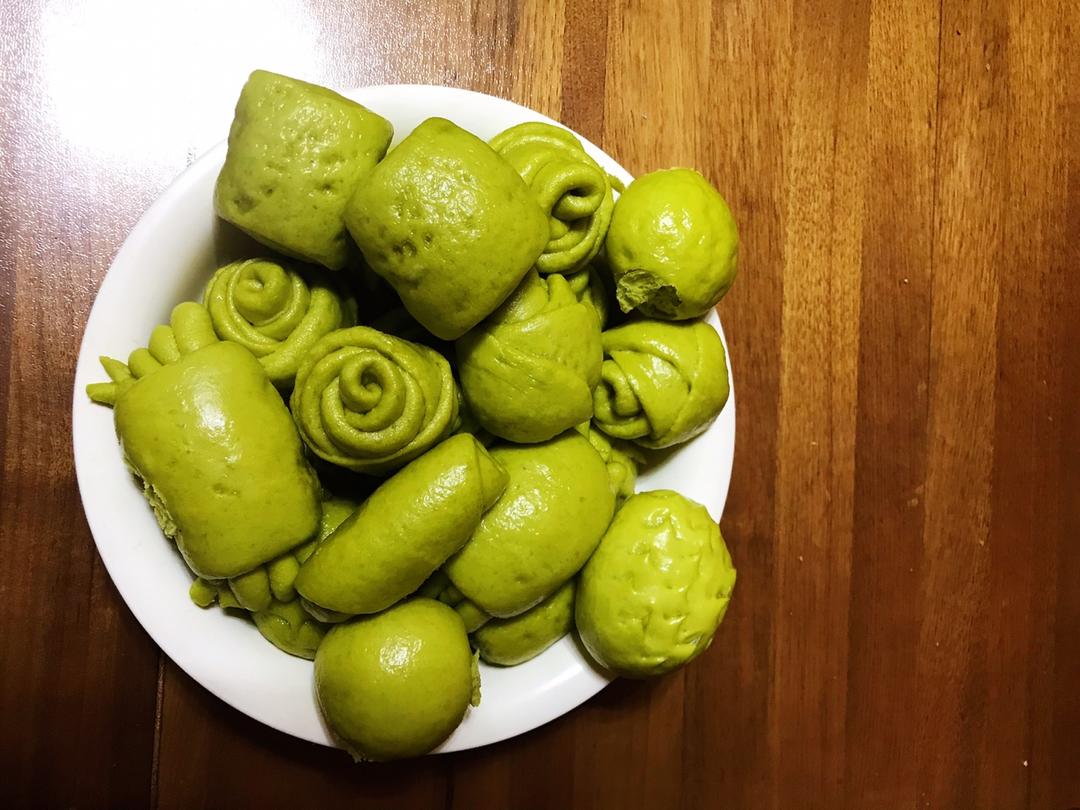 菠菜馒头的做法