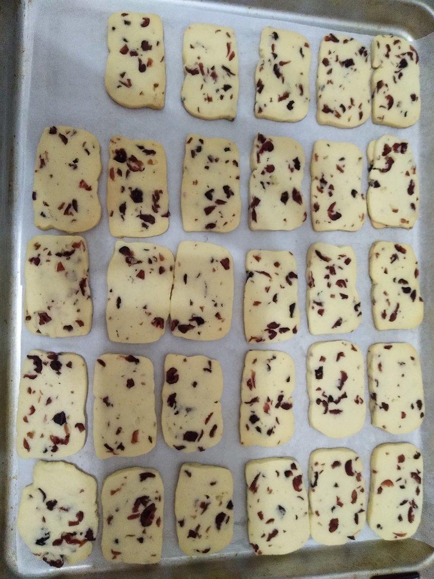 低糖少油版蔓越莓饼干