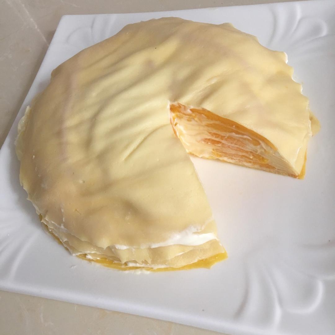 芒果千层蛋糕，100%成功告别煎皮无能
