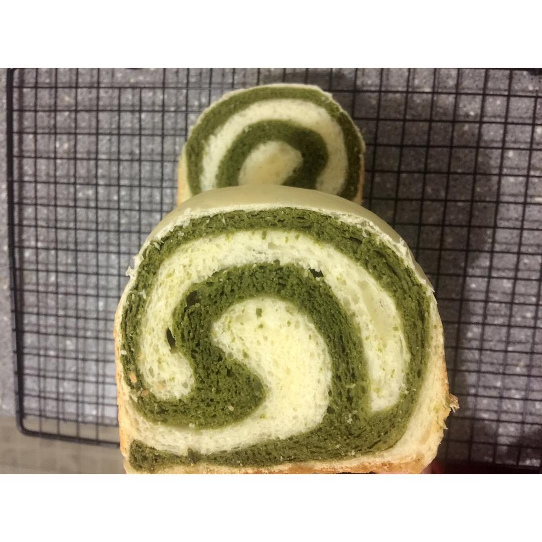 抹茶牛奶吐司