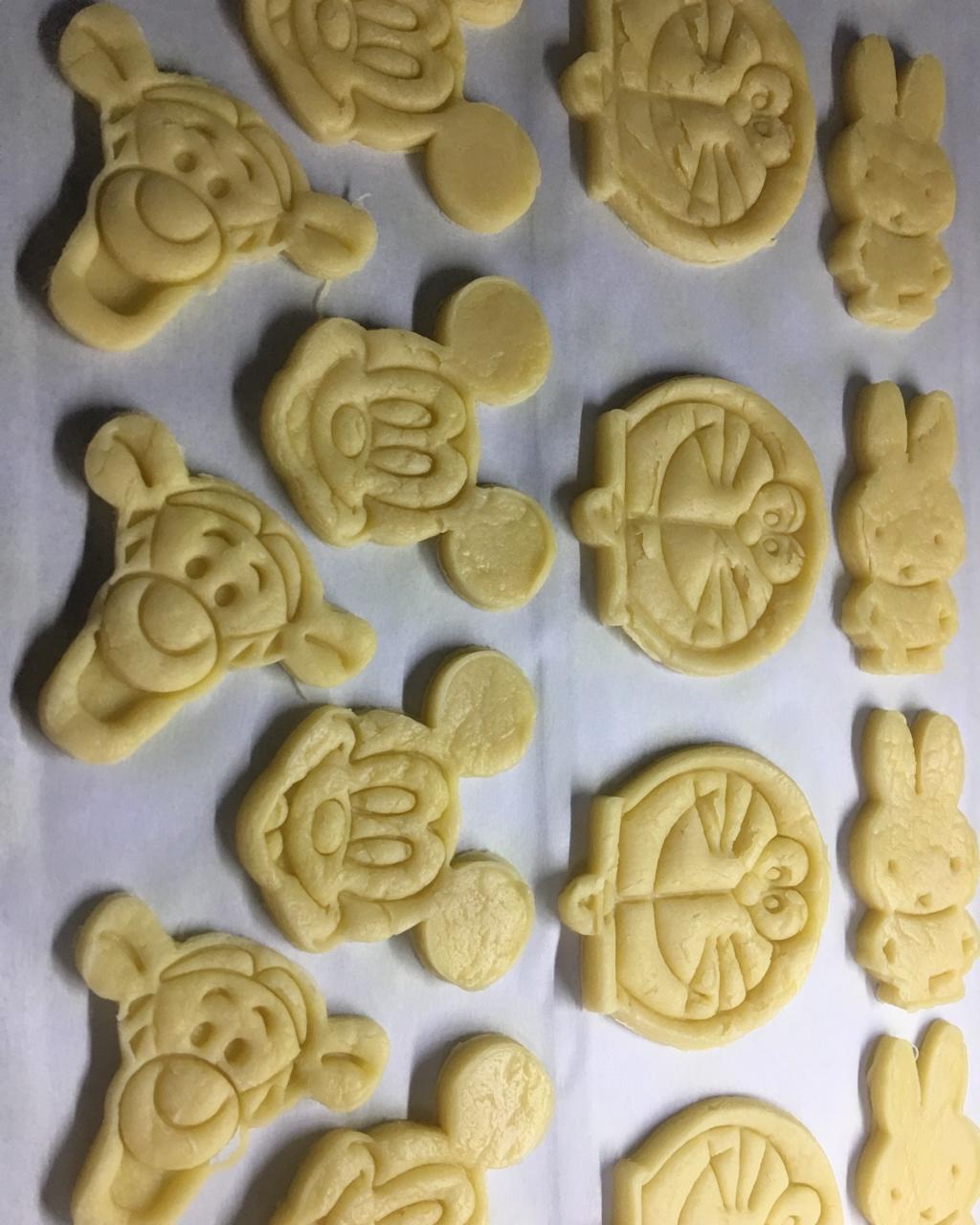 卡通黄油饼干