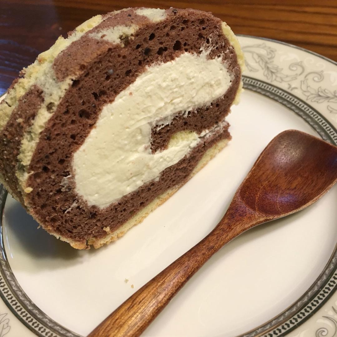 超萌长颈鹿蛋糕卷
