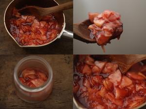 苹果草莓果肉酱的做法 步骤4
