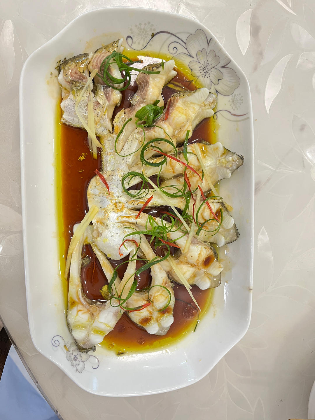 年夜菜｜孔雀开屏·清蒸武昌鱼