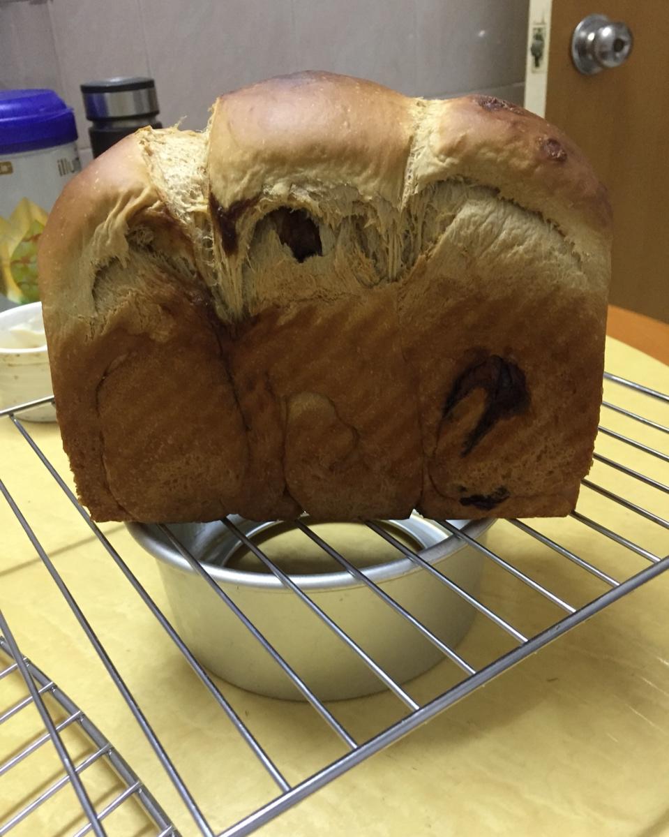 双重拉丝的红糖麻薯吐司