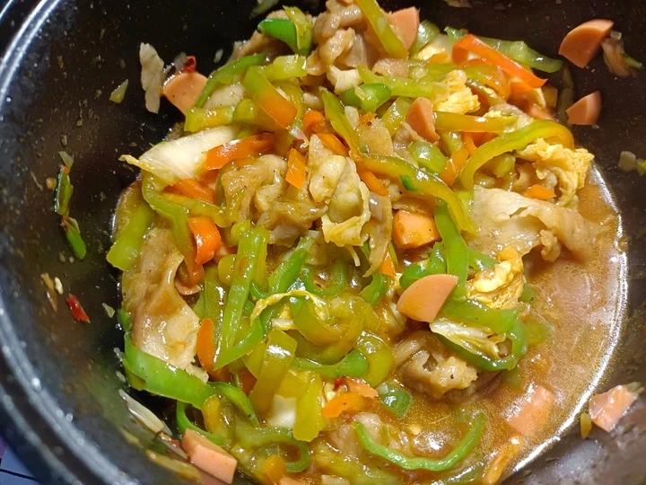 青椒肉丝，这样炒太好吃了。