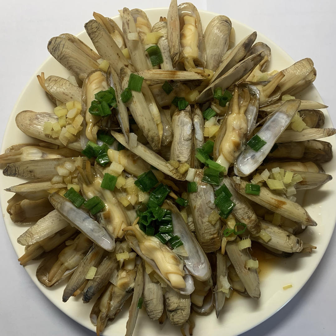 葱油蛏子