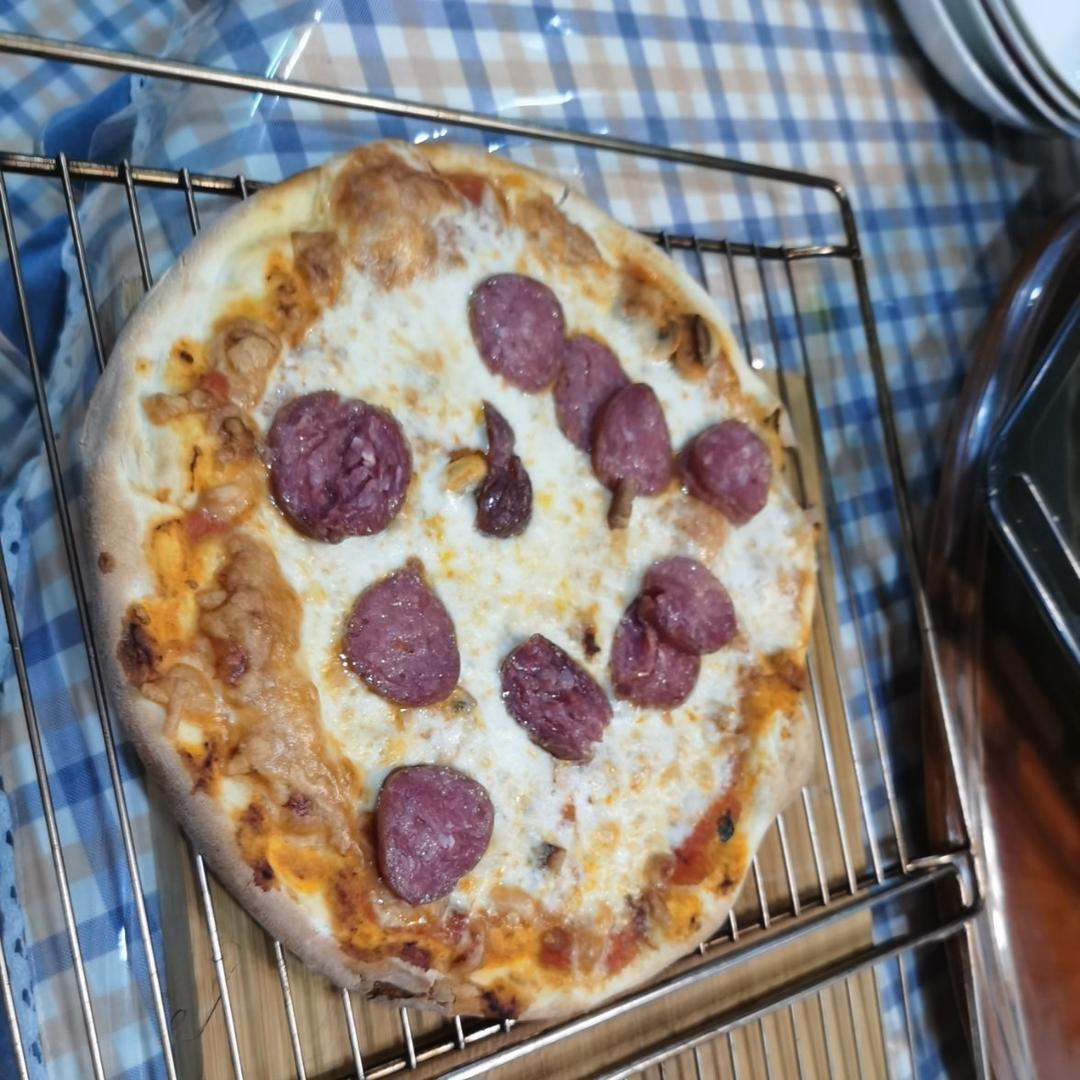 在家做披萨🍕做法超简单，保证你一学就会🙊🙊