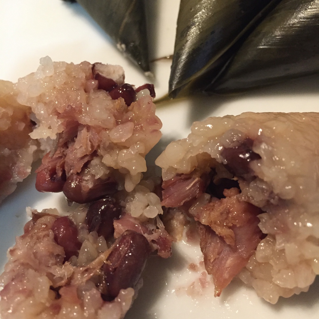 红豆蜜枣小脚粽