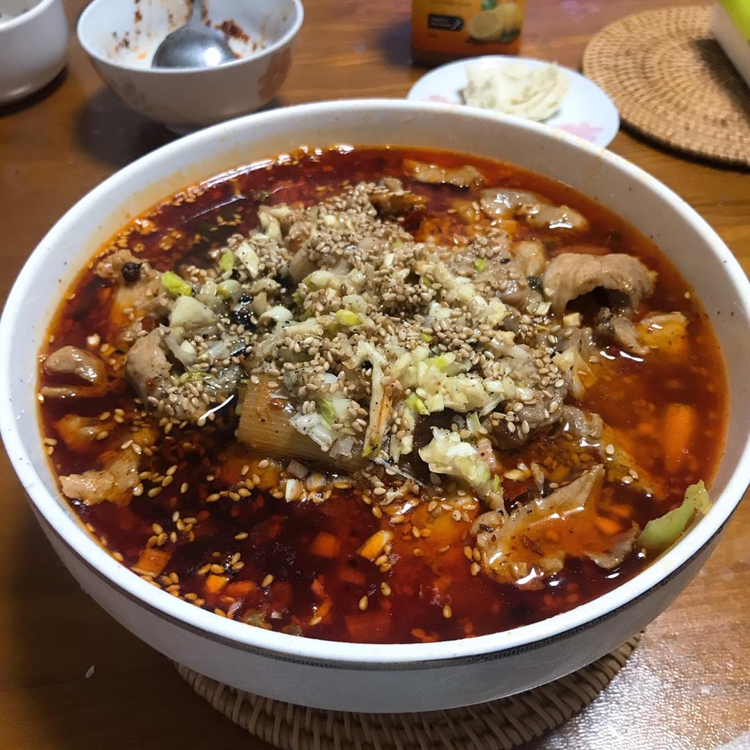 超级好吃的家常水煮肉片