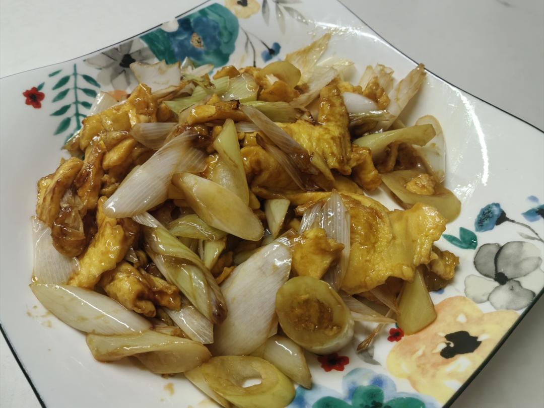 『素』葱爆鸡蛋