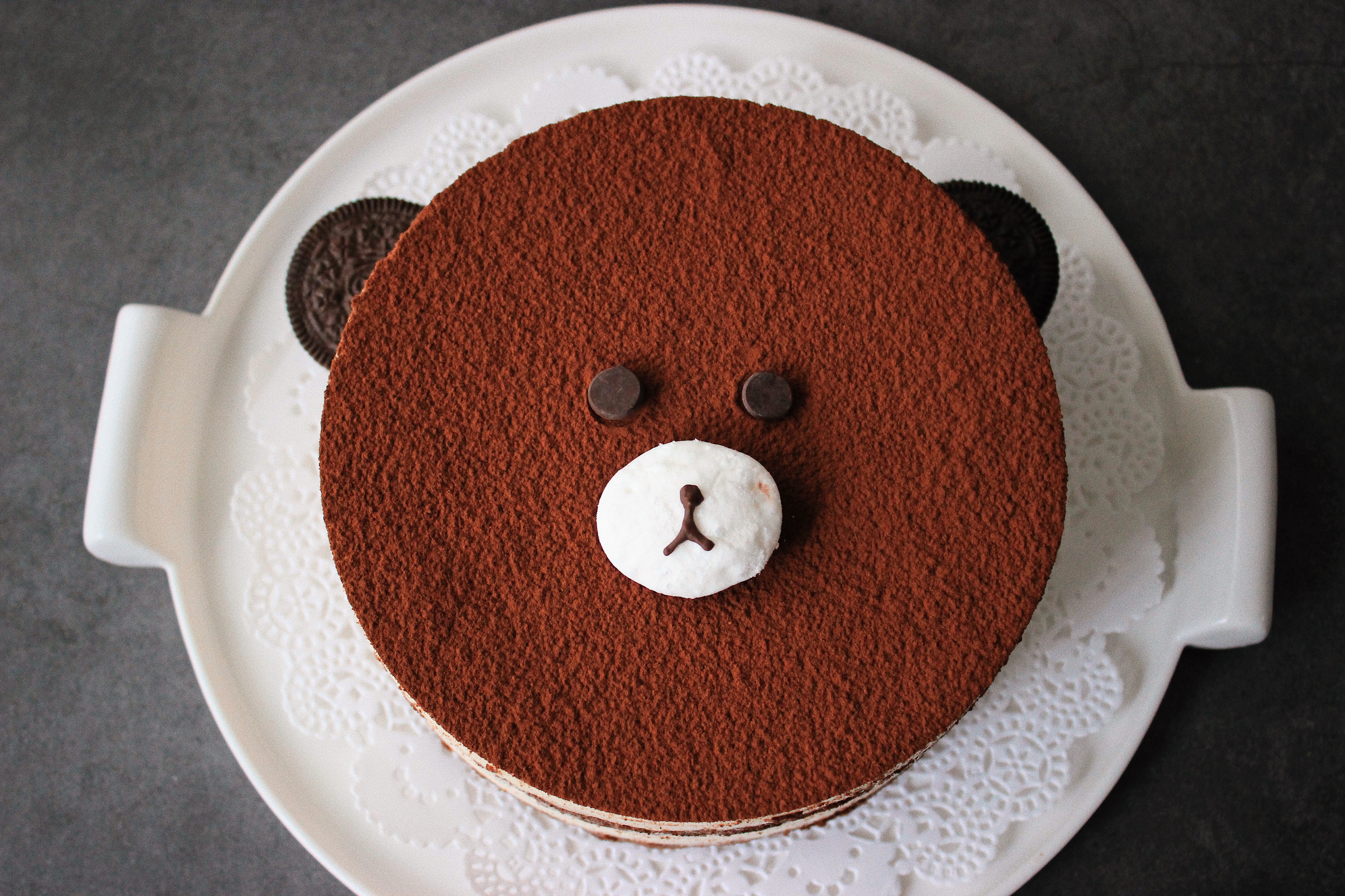 可爱的提拉米熊(提拉米苏)蛋糕