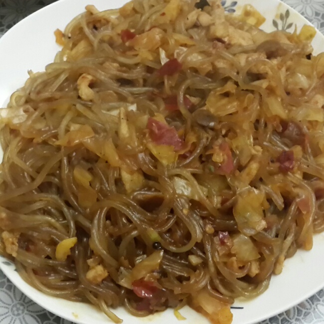 泡菜苕粉肉丝