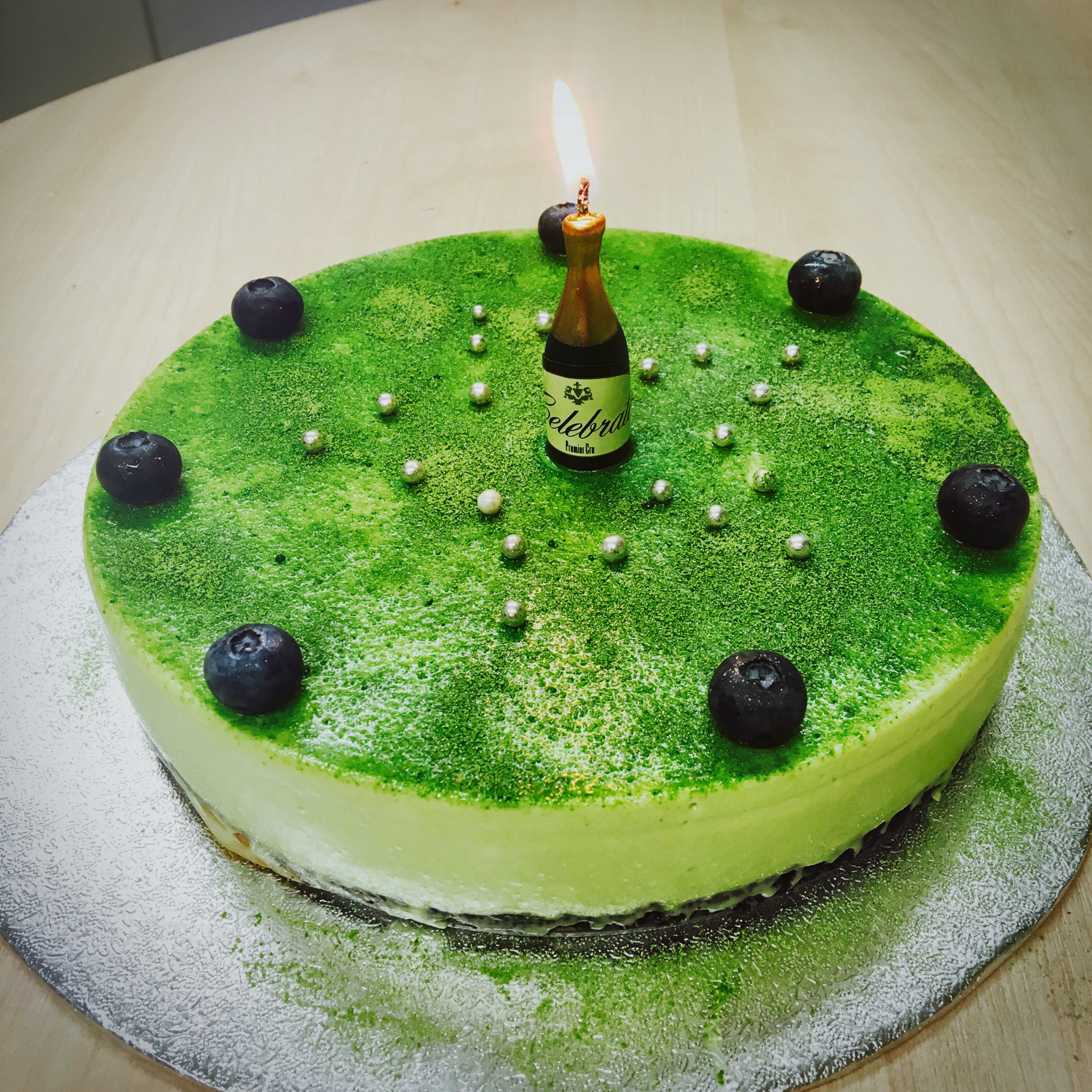 抹茶冻芝士蛋糕