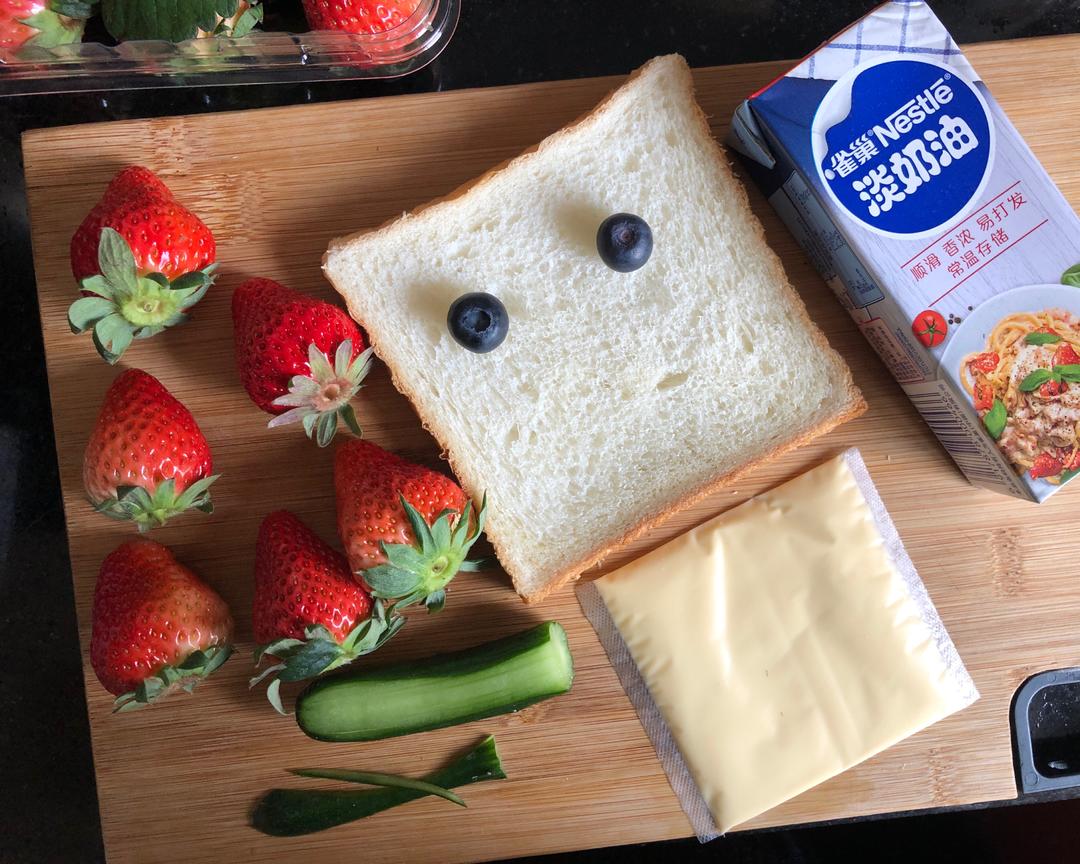 纯奶手撕吐司的做法 步骤1