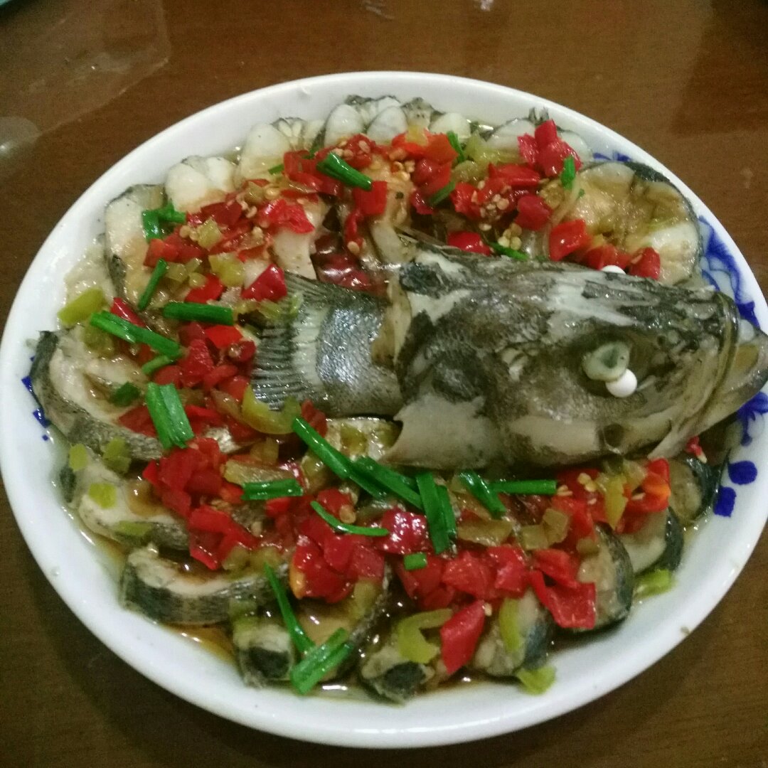 孔雀开屏清蒸鱼