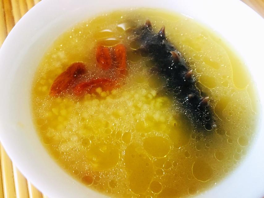 海参小米粥
