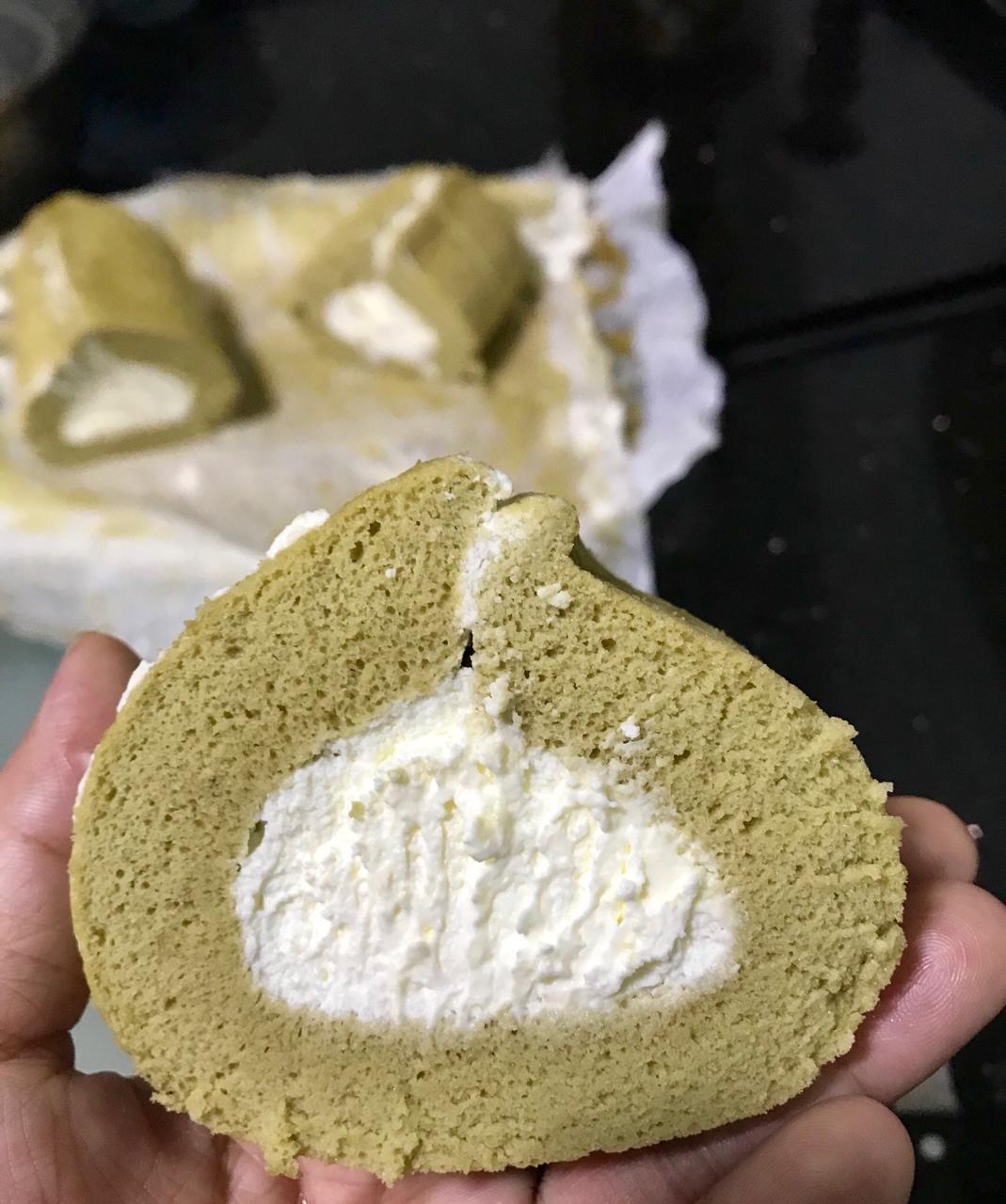 烫面抹茶蛋糕卷（卷不易裂）