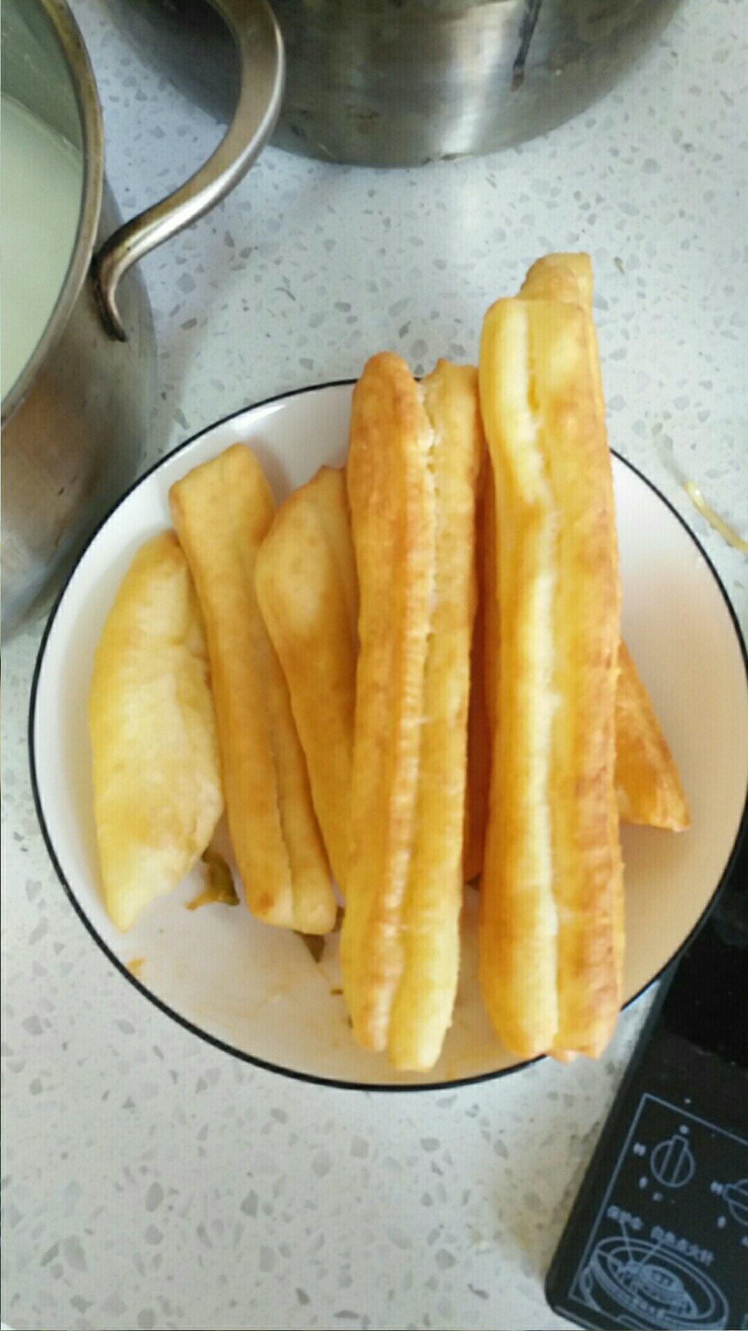 自制无泡打粉油条