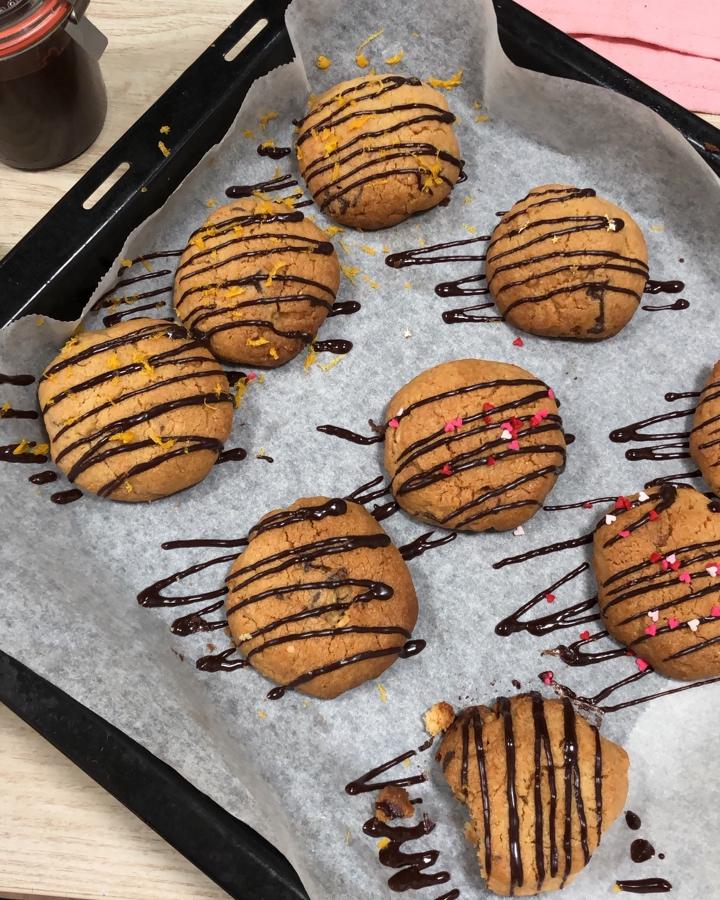 花生巧克力软曲奇