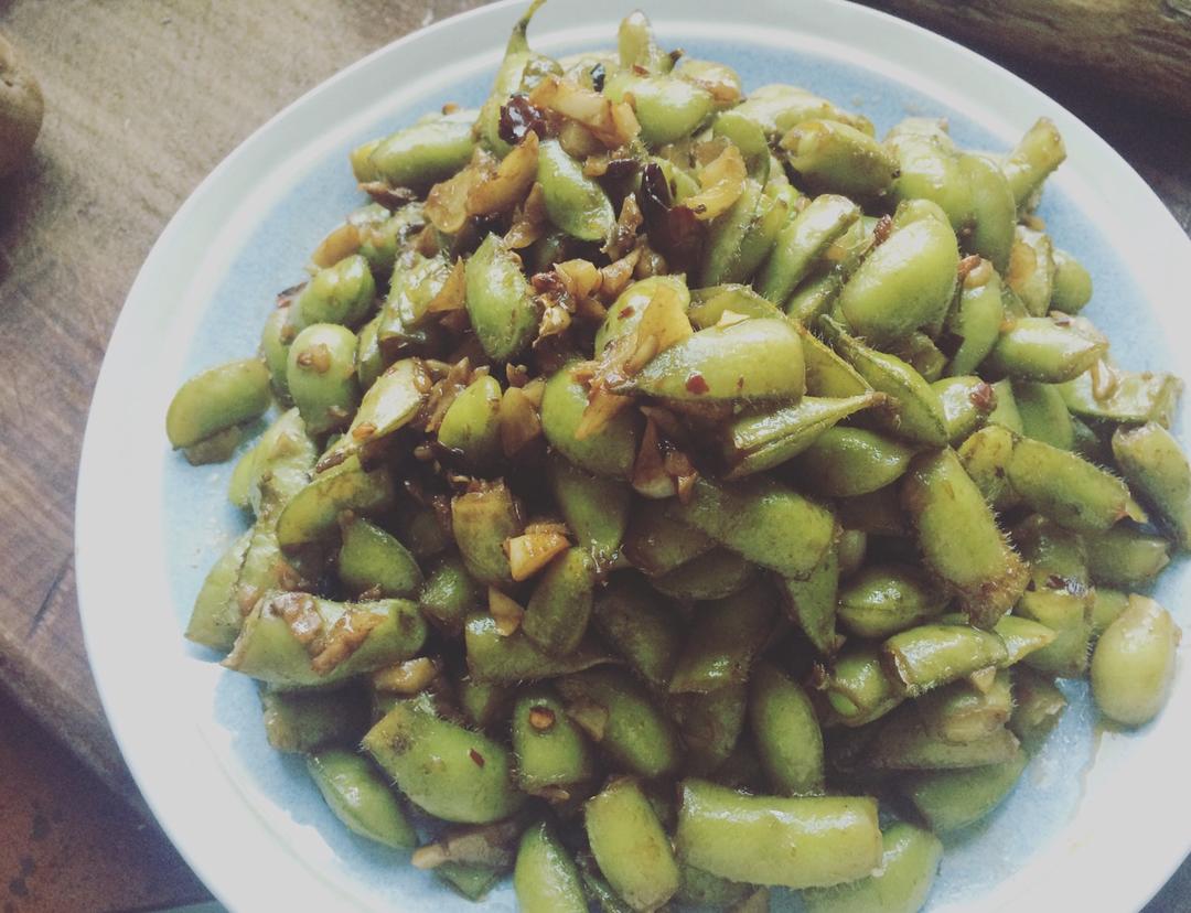 夏天怎能拒绝的炒毛豆