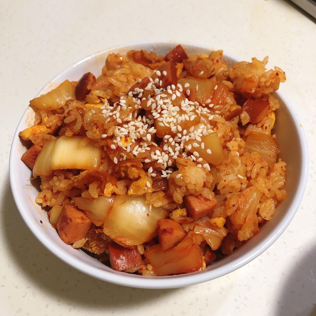 升级版辣白菜炒饭😭姜食堂同款🌟泡菜饭开出了p.o 斯密达
