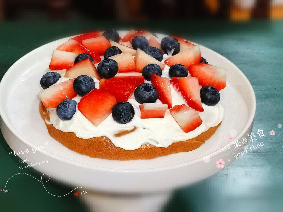 奶油蛋白水果蛋糕Pavlova