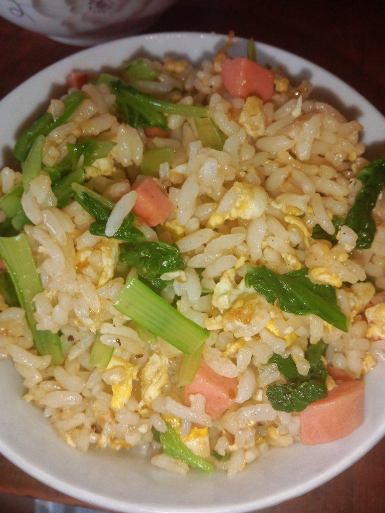菜饭，不怕长胖的炒饭🤣🤣