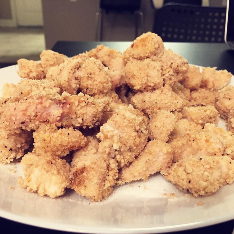 低卡低脂烤箱版鸡米花