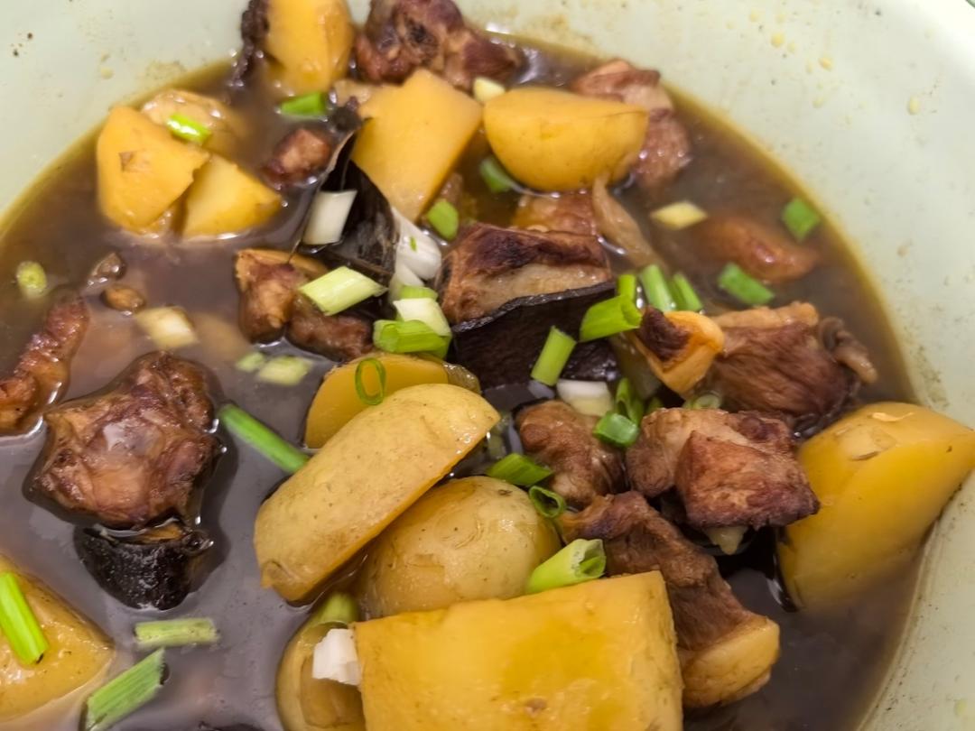 🔥巨好吃的红烧排骨炖土豆❗️懒人版轻松做拿手菜