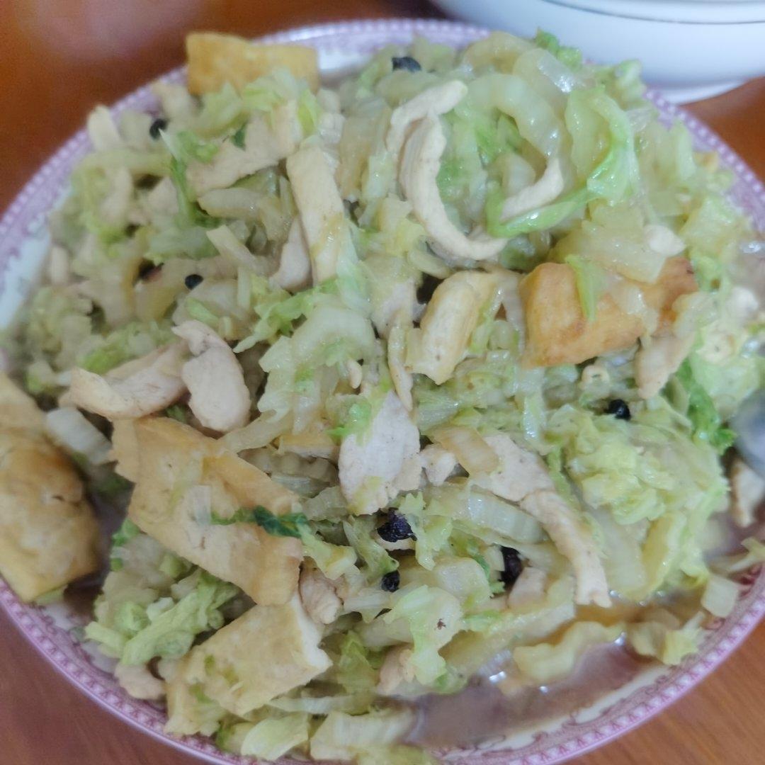 白菜豆腐炖粉条