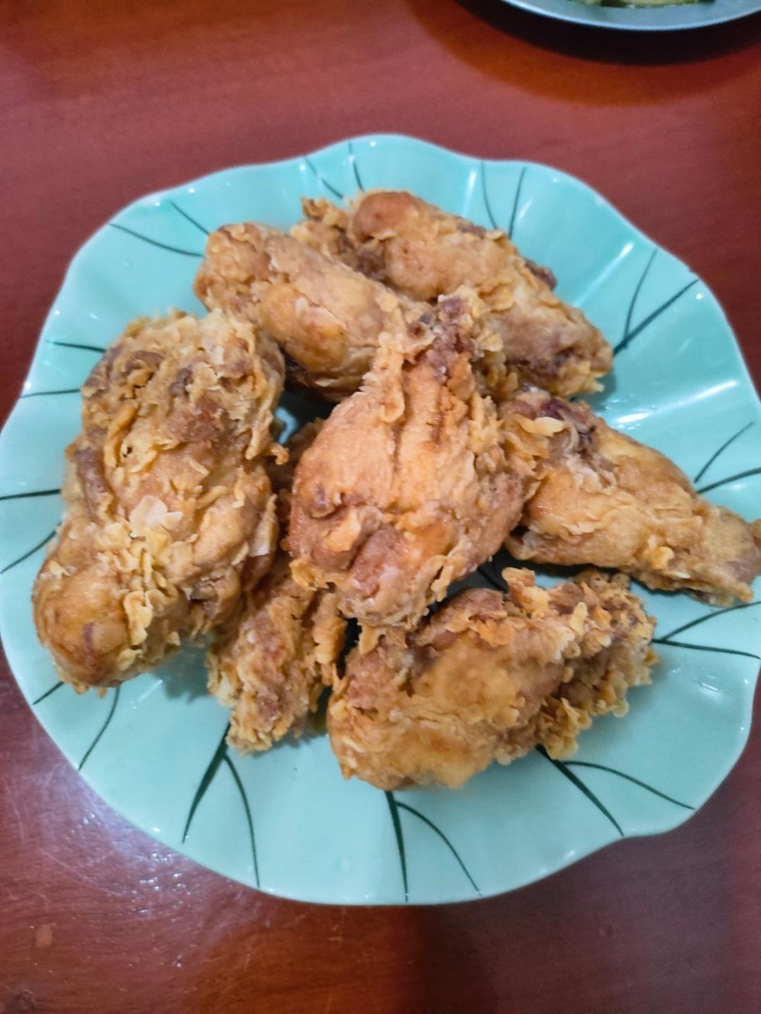 鳞皮香酥炸鸡腿（翅根）·自制香酥粉