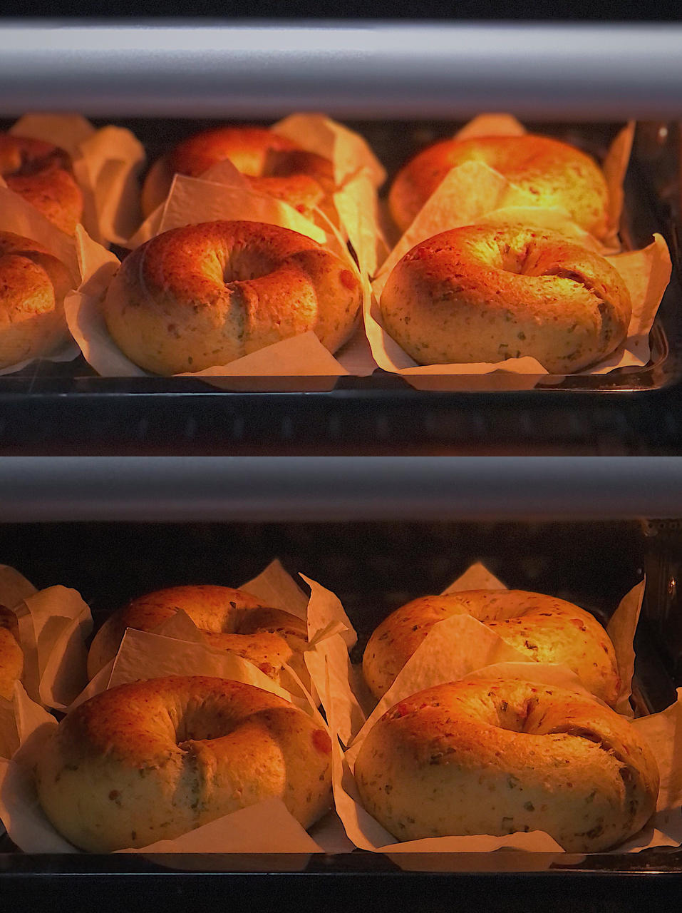 香葱腊肠贝果（咸辣口）一定要做！！绝了！！