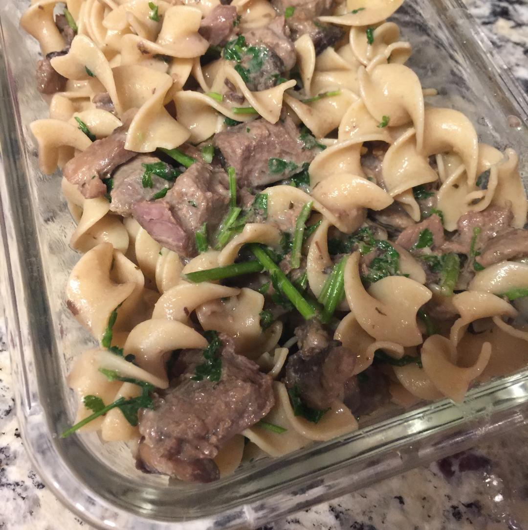 Beef Stroganoff