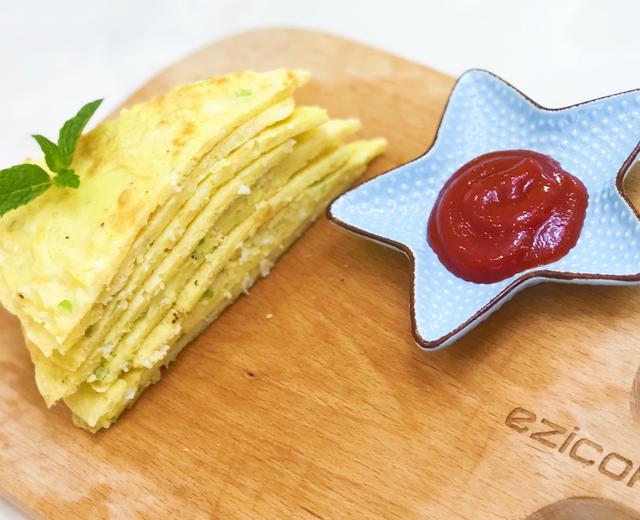 银鱼虾皮土豆蛋饼(宝宝版)的做法