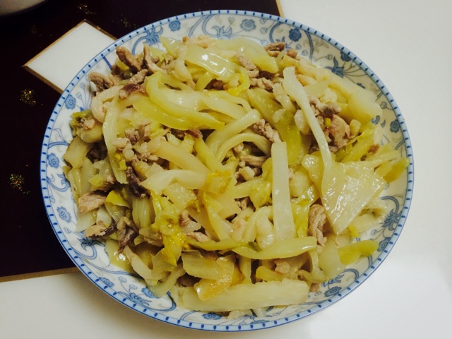 酸菜肉丝