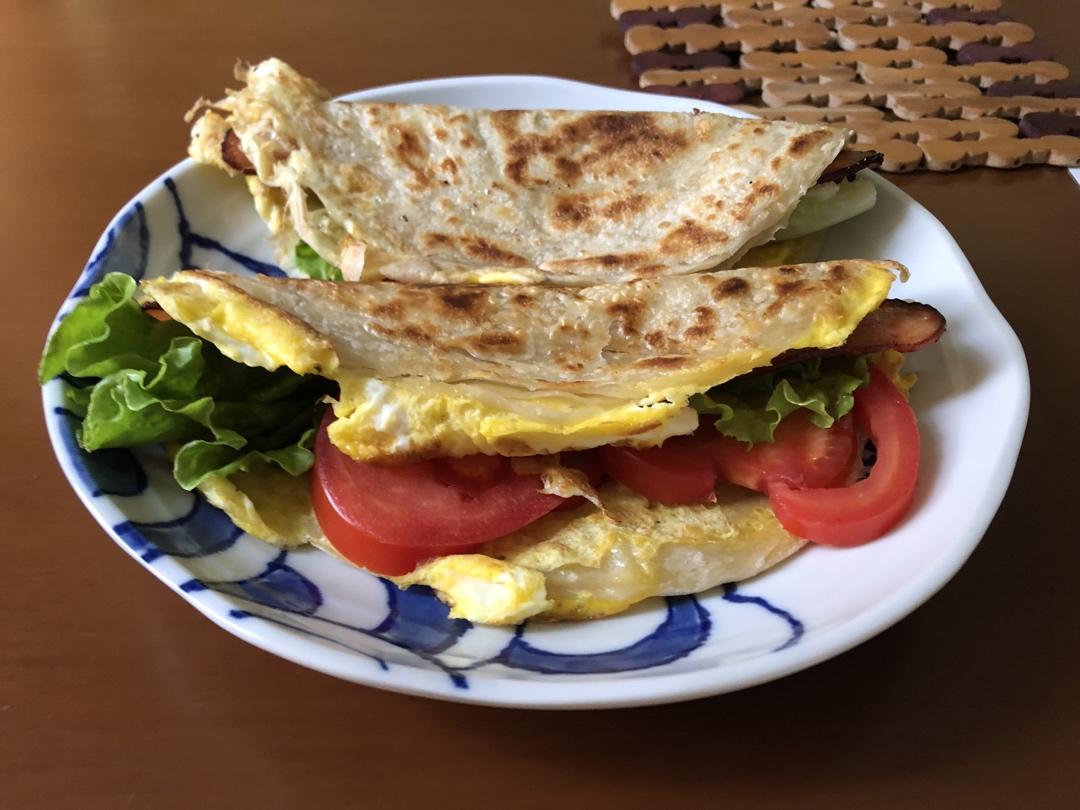 三分钟就可以做好孩子的早餐（手抓饼）