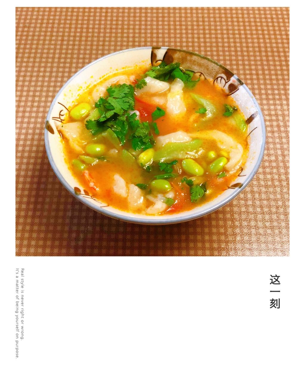 凉了也不会坨在一起的疙瘩汤