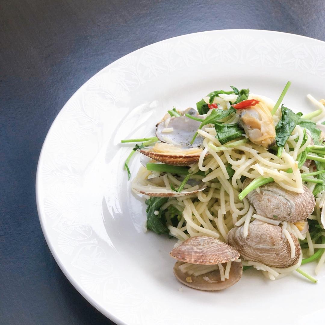 spaghetti alle vongole 蛤蜊意大利面