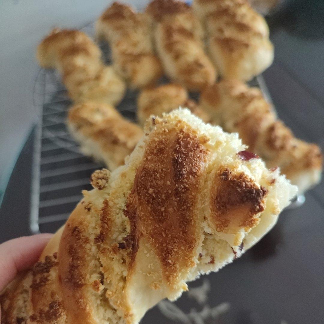 椰蓉面包（零失败简单又快手）