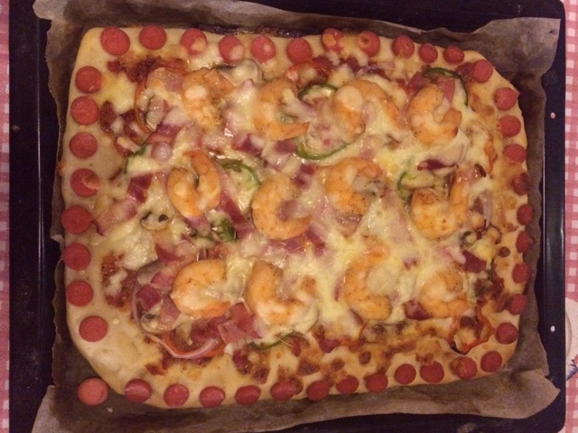 夏威夷pizza（附饼底冷冻法）