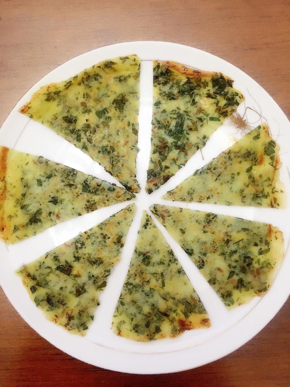马齿菜鸡蛋煎饼