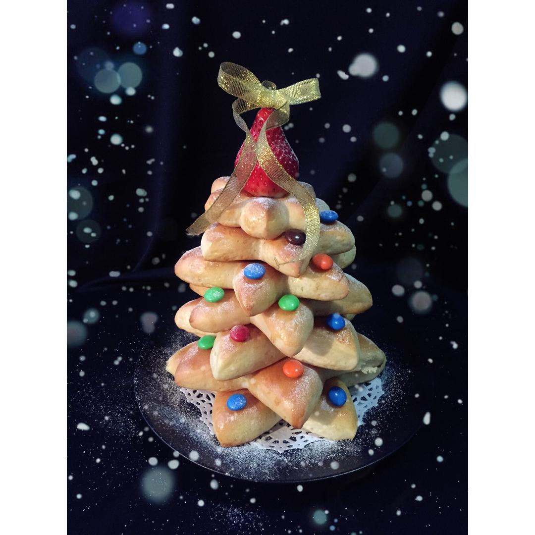 圣诞树面包