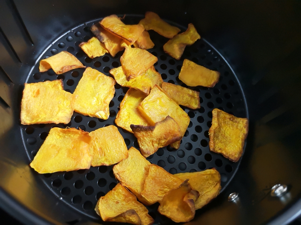 椰子油烤南瓜（空气炸锅版）的做法